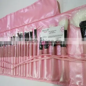 Girl's Pink 32 Pcs Make Up Tools Pincel Maquiagem Professional Superior Soft Cosmetic Makeup Brush Set + Pouch Bag Case thumbnail-4