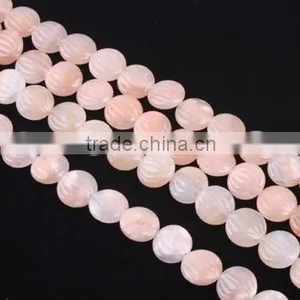 Peach Stone, Gemstone Beads,semi-precious Stone Beads thumbnail-1