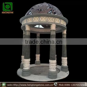 High Quality Carved White Marble Column Gazebo thumbnail-1