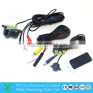 2 in 1 Car Parking Sensor With 700tvl Car Rear View Camera XY-9818 thumbnail-5