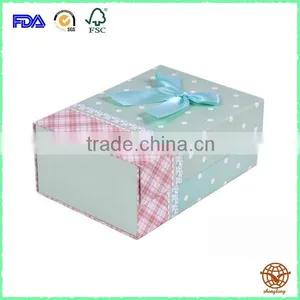 2016 New Design Wholesale Custom Foldable Box With Bowknot thumbnail-1