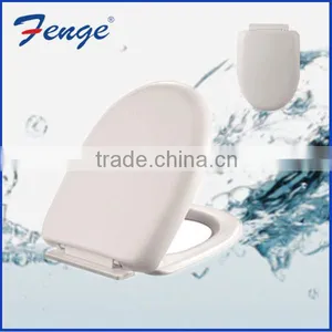 FG830PP- Lamosa Raised Flushable Toilet Seat Cover in White Bathroom Set thumbnail-1