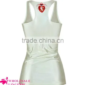 2015 Summer Style Printed White Cheap Womens Tank Tops for Sale thumbnail-3