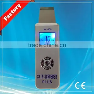Ultrasonic Face Scrubber LCD Liquid Crystal Display LW-008 Electric Face Massager thumbnail-1