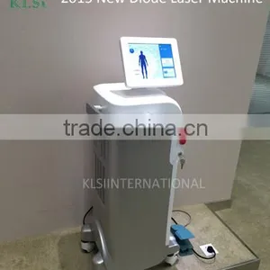 High Power Depilation CE Approved Wholesale 808nm Vertical Diode Laser Hair Removal System thumbnail-2
