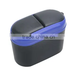 Mini Home Car Auto Trash Can Garbage Dust Holder Box Car Organizer Used In Car Home Office thumbnail-1