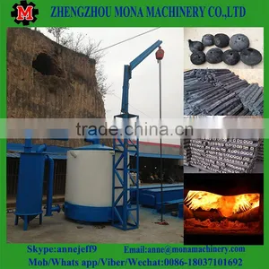 Hoist Lifting Style Wood Logs Carbonization Furnace With Factory Price thumbnail-3