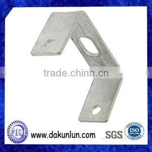 White Zinc Plated U Shaped Metal Brackets In Sheet Metal Fabrication thumbnail-3