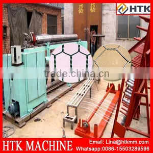 Automatic Reverse Twist Hexagonal Wire Netting Machine Max Mesh Weaving Width Heavy Duty Gabion Machine thumbnail-1