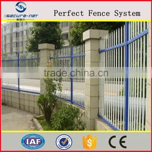 3-rail Steel Ornamental Garden Borded Fence thumbnail-2