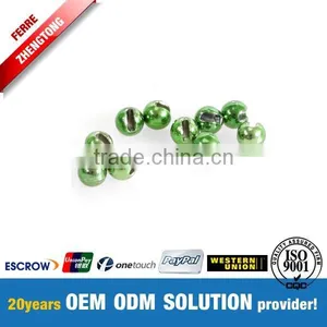 Anodized Caddis Green Nymbhs Head Bead thumbnail-1