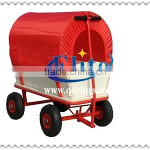 Four-wheel Wheel and Tools Usage Folding Beach Wagon thumbnail-4
