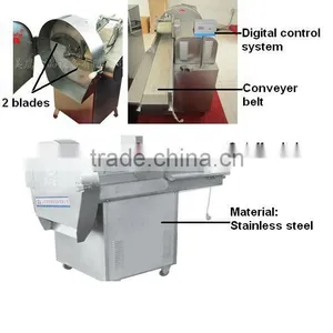 Trade Assurance CE SS CHD80 Hot Sale Automatic Digtial Leaf Vegetable Spinach Cutting Machine Leafy Vegetable Cutter thumbnail-2