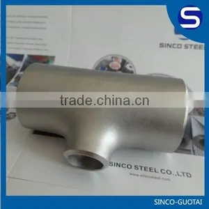 Stainless Steel Pipe Fitting/Reducing Tee thumbnail-1