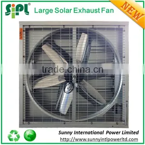 Poultry Equipment Cow House Exhaust Fan 250W Solar Panel Powered Large Air Cooling Fan dc Ventilation Fan thumbnail-3