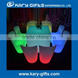 Multi-color Garden LED Cube Seat Plastic Waterproof IP65 LED Light Cube thumbnail-1