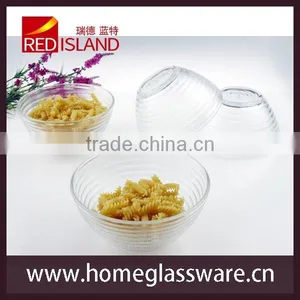 Glass Factory Supply Hot Sale Crystal ROUND Salad BOWL & DISHES Circle Design thumbnail-4