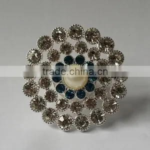 2015 Rhinestones Jewelled Wedding Napkin Ring thumbnail-3