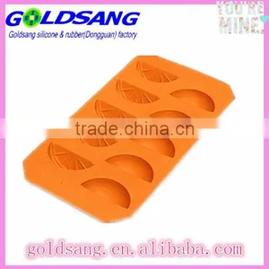 Fancy Ice Cube Trays Silicone Moulds Orange Shape Chocolate Jelly Sweet Candy Maker thumbnail-1