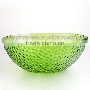 Antique Large Crystal Fruit Salad Bowl thumbnail-2
