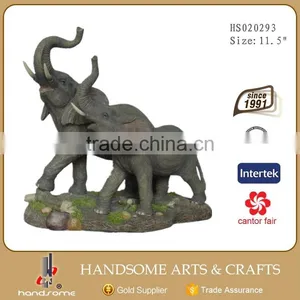 12 Inch Resin Home Decoration Holiday Gifts Animal Elephant Statues thumbnail-4