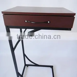 RH-4661 Metal and MDF Wooden End Table or Sofa Side Table With Drawer thumbnail-2