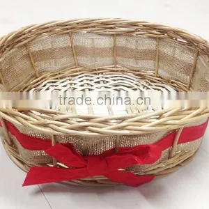 Decorative Sundries Storage Handmade Willow Craft Basket thumbnail-3