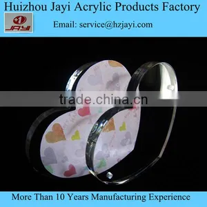 Wholesale Custom Handmade Double Heart Love Photo Frame thumbnail-1