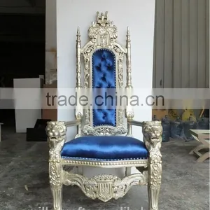 Wedding Stage Bride and Groom King and Queen Chairs thumbnail-6