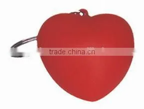 Heart Shape PU Stress With Keyring thumbnail-1
