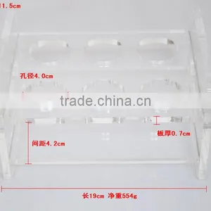 Customized New Transparent Acrylic Wine Bottle Rack thumbnail-2