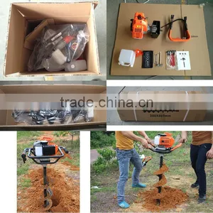 71cc 2400w Portable Hand Ground Drill Drilling Machine Hand-Held Manual Fence Post Hole Digger Auger Drill thumbnail-3