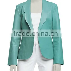 Ladies Leather Blazer thumbnail-1