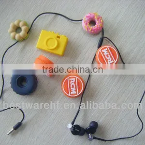 Silicone Mobile and Mouse and Earphone Cable Winder thumbnail-1