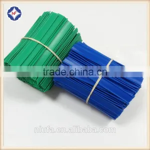 High Quality Plastic Coated Double Metal Wire Twist Ties for Bread Bag thumbnail-2
