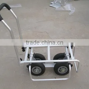 China Aluminium Four Wheel Folding Platform Hand Truck thumbnail-2