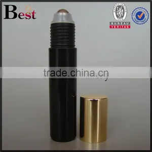 Cosmetic Packaging High Quality 10 ml Roll on Bottle Perfume Black Glass Roll on Bottle Essential Oil Best Sellers Cost Price thumbnail-2