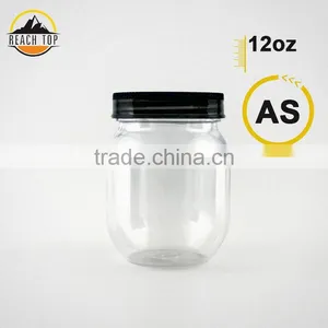 10OZ Plastic Material and AS Plastic Type Mason Jars thumbnail-1