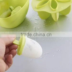 Cheap Wholesale Homemade Apple Shaped Plastic Ice Lolly Cream Mould thumbnail-5