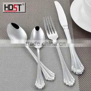 18/8 Stainless Steel Flatware;Eco-Friendly Serving Cutlery Set; Good Quality Types of Hotel Cutlery; thumbnail-1