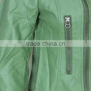 2016 Latest Design Women Pure Leather Jackets for Women thumbnail-4