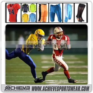 2016 High Quality Low MOQ Custom Made American Football Jersey thumbnail-5