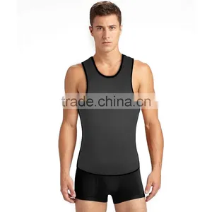 Ultra Sweat Neoprene Materials Men Sweat Shape Wear With Zip thumbnail-2