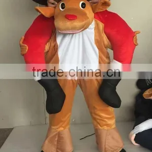2017 Adult Fancy Dress Ride on Carry Me Snowman Costumes for Adults thumbnail-2
