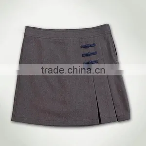 School Girl Skirt Dress Solid Color All-match New Design Custom Made thumbnail-3