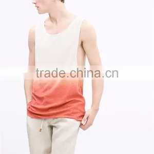 Hot Selling Tie Dyed Mens Tank Top thumbnail-2