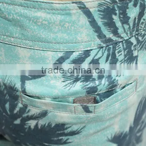 Polyester Cotton Spandex Material Short Swim Shorts Wholesale Custom Printing thumbnail-2