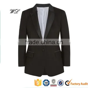 Wholesale Women Formal Slim Fit Blazer Suit Jacket thumbnail-1