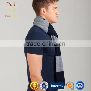 Plaid Wool Cashmere Scarf Men Sale thumbnail-6