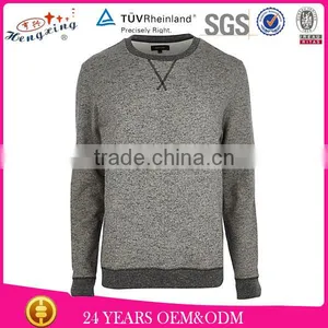 Grey Sports Blank Wholesale Plain Custom Hoodies thumbnail-1